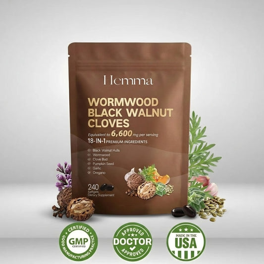 Black Walnut Wormwood Clove Herbal Capsules