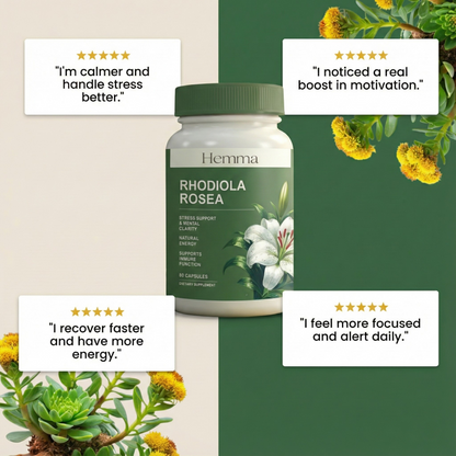 100% PURE RHODIOLA ROSEA