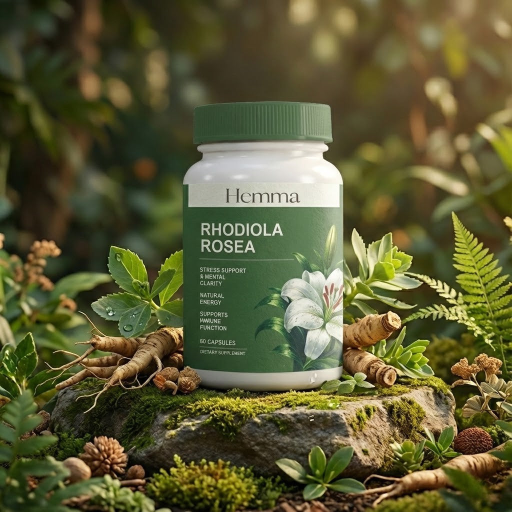 Rhodiola Rosea Capsules – Stress, Focus & Energy Support