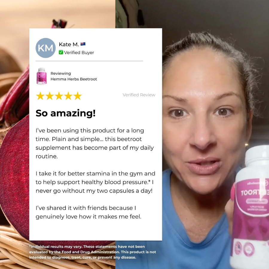 Beetroot Capsules To Support Circulation And Vitality