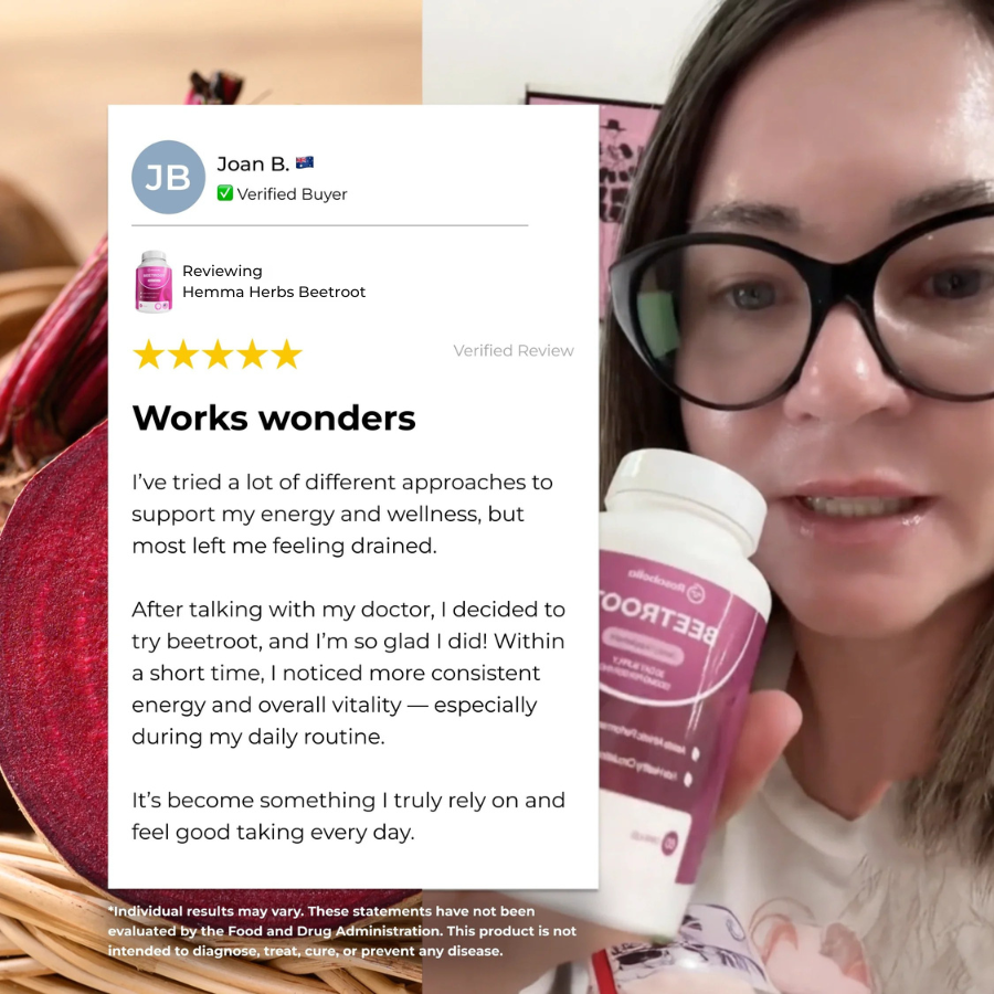 Beetroot Capsules To Support Circulation And Vitality