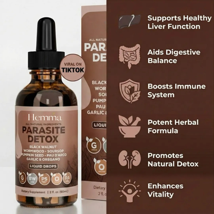 Black Walnut & Wormwood Liquid Tincture for Digestive Support