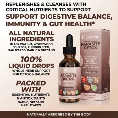 Black Walnut & Wormwood Liquid Tincture for Digestive Support