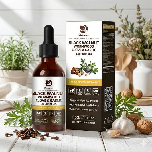 Black Walnut & Wormwood Liquid Tincture for Digestive Support